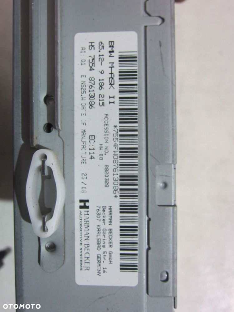 BMW E90 9186215 CZYTNIK NAWIGACJI STEROWNIK CCC - 8