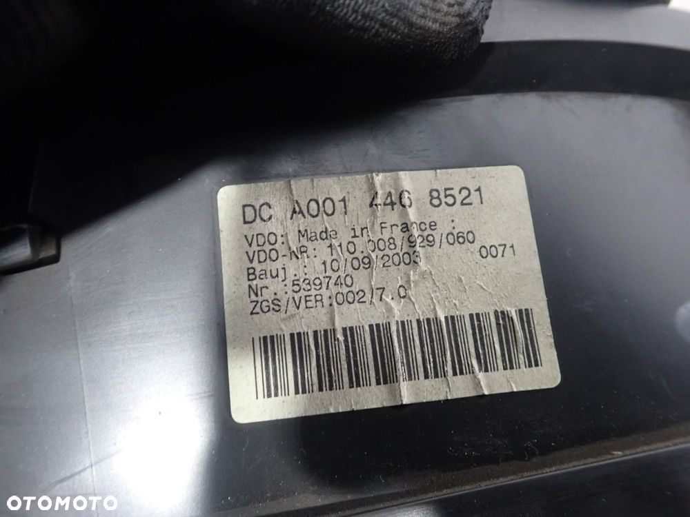 LICZNIK MERCEDES-BENZ SPRINTER 2.1 A0014468521 - 6