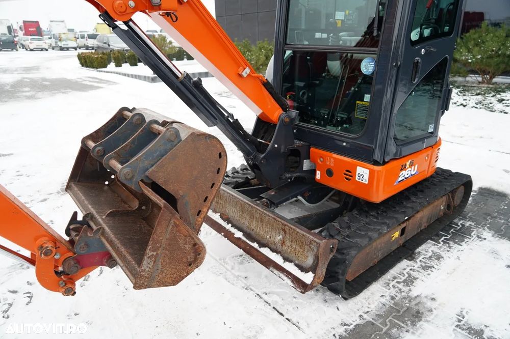 Hitachi ZX26U-6 CR / MINI EXCAVATOR / 2022 / 1800 ORE / SET CUPĂ - 17