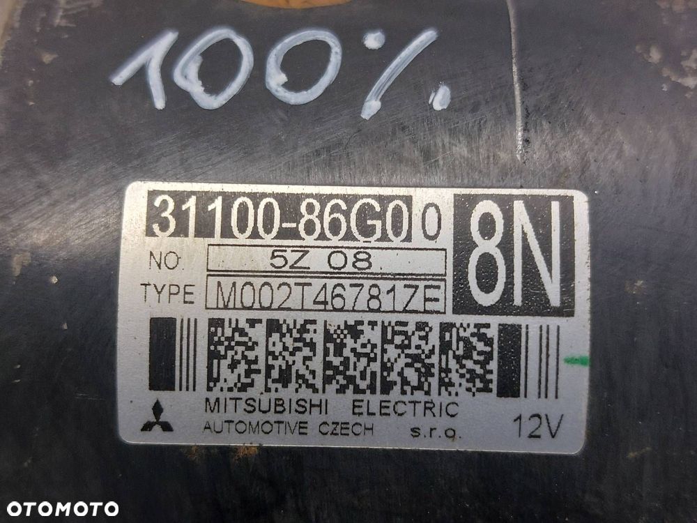 ROZRUSZNIK SUZUKI IGNIS II 1.3 16V 31100-86G00 - 2