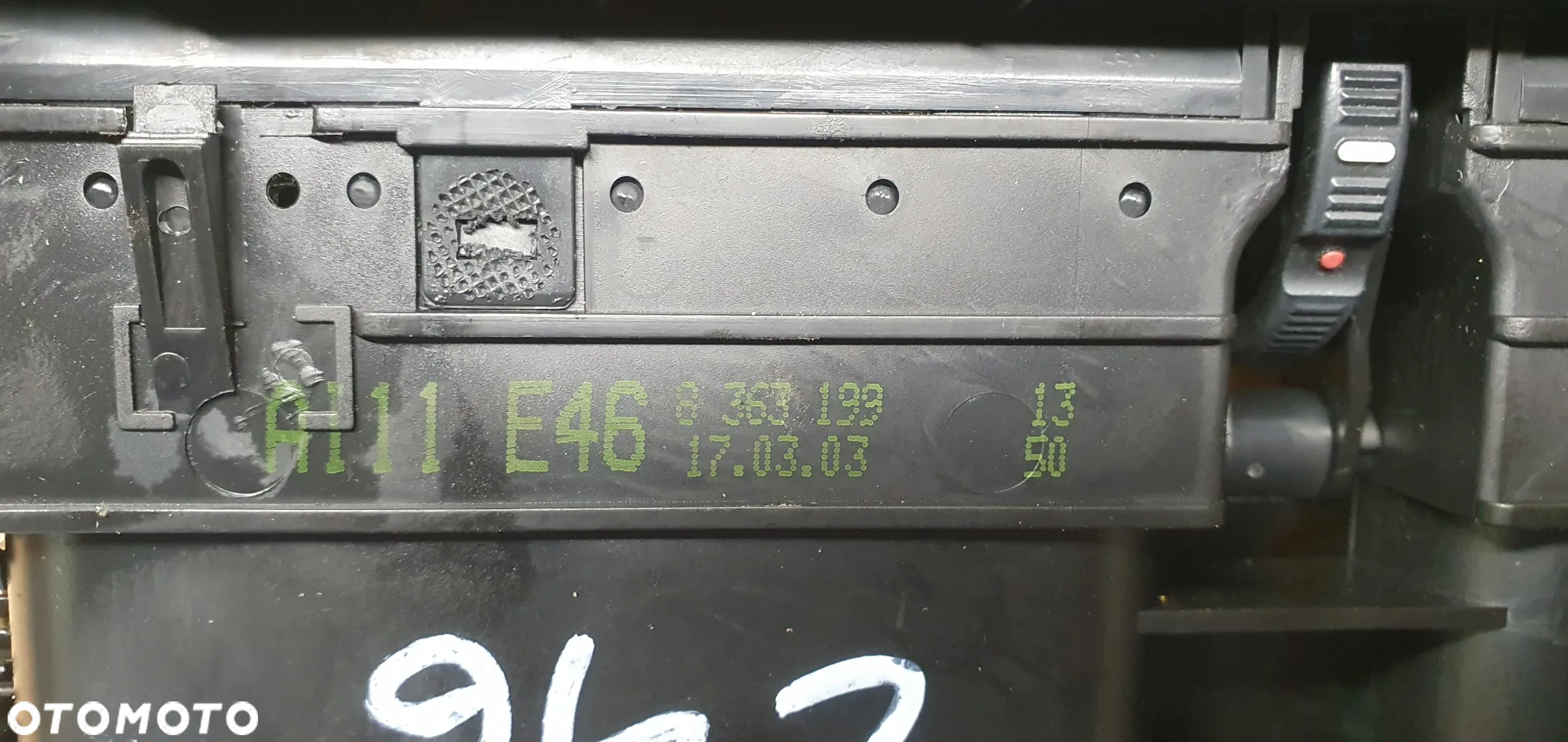 Kratka nawiewu powietrza środkowa BMW 3 E46 8363199 - 8