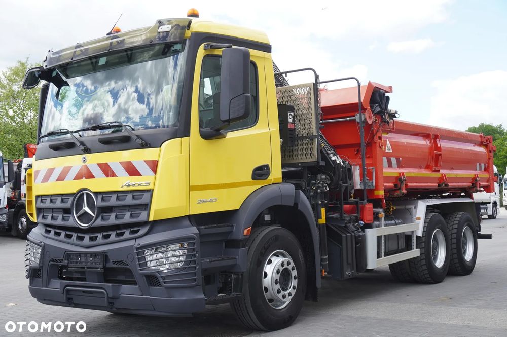 Mercedes-Benz Arocs 2640 6x4 / 100 tys. km! / HIAB X-Hiduo 158 / rotator / Wywrotka 2-stronna - 9