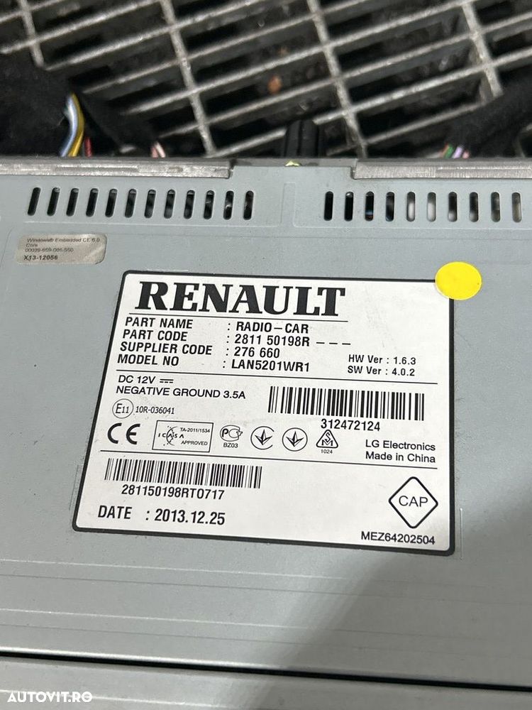 Navigatie Renault Captur 2013 - 2017 (1212) - 3