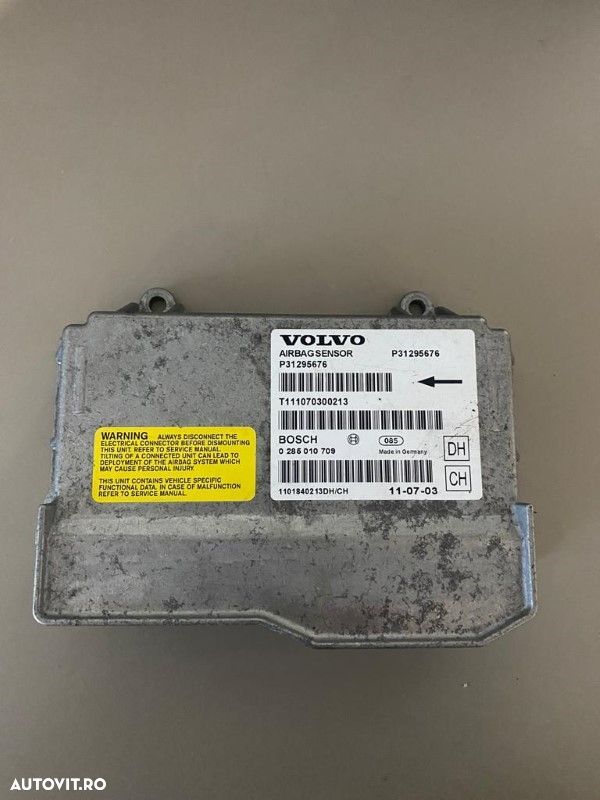 Calculator airbag SRS Volvo S60 V60 XC60 S80 XC70 V70 31295676 - 1