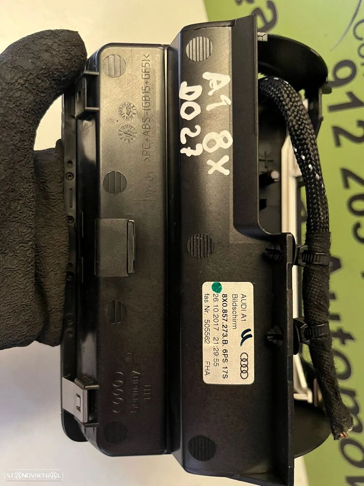 AUDI A1 8X DISPLAY ECRA RADIO - D027 - 5