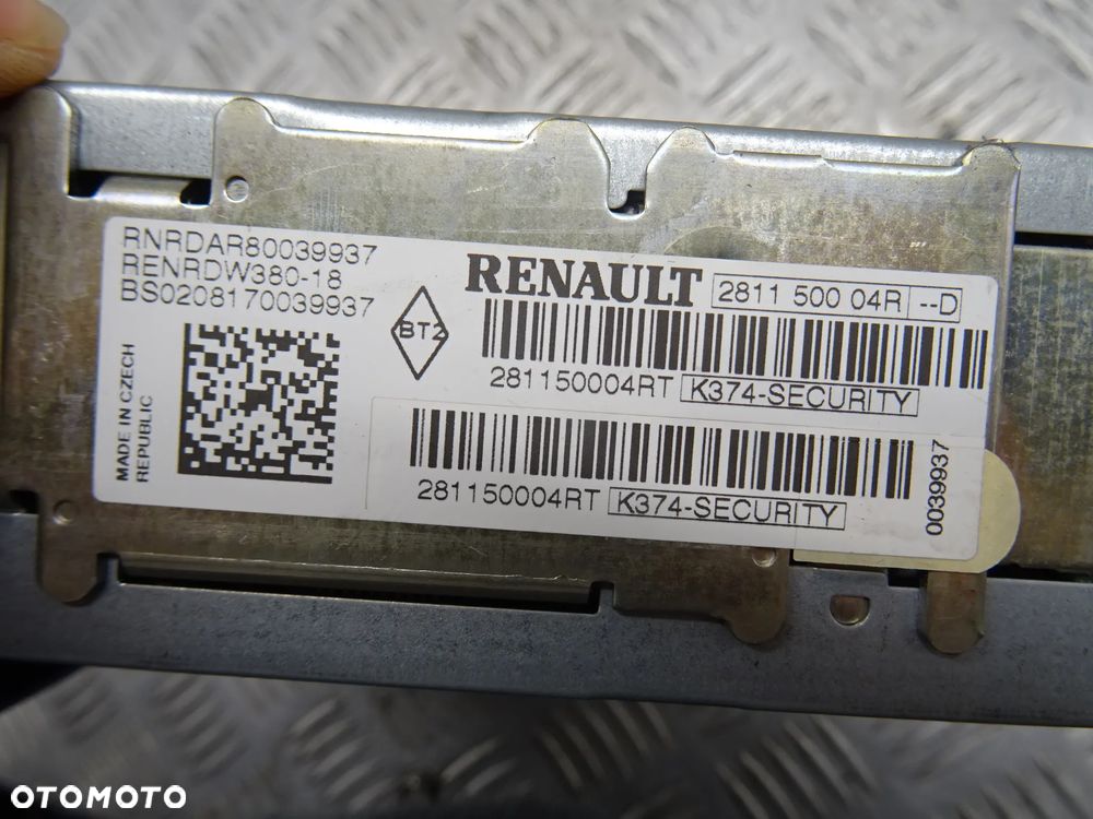 RENAULT LAGUNA III HB 07-12 2.0DCI RADIO RADIOODTWARZACZ 281150004RT - 4