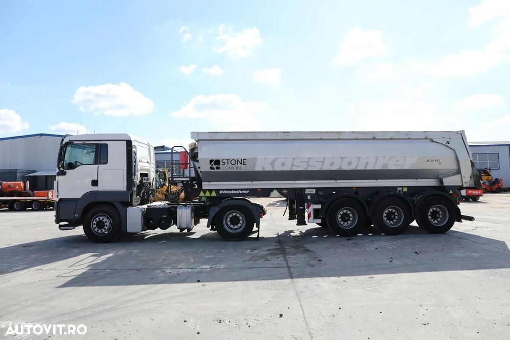 MAN TGS 18.440 4x2 BLS-TS + Semiremorcă Kässbohrer DL 3 basculabilă - 10