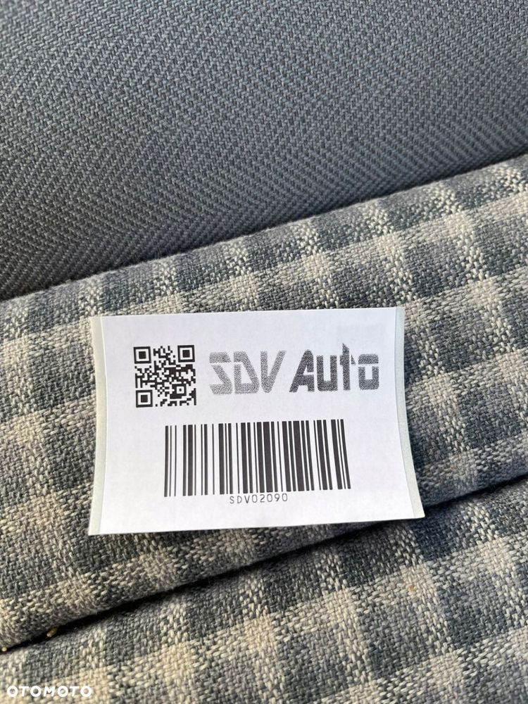 TYLNA KANAPA OPARCIE SIWE SZARE KRATA SPORTLINE MERCEDES W124 SEDAN - 10