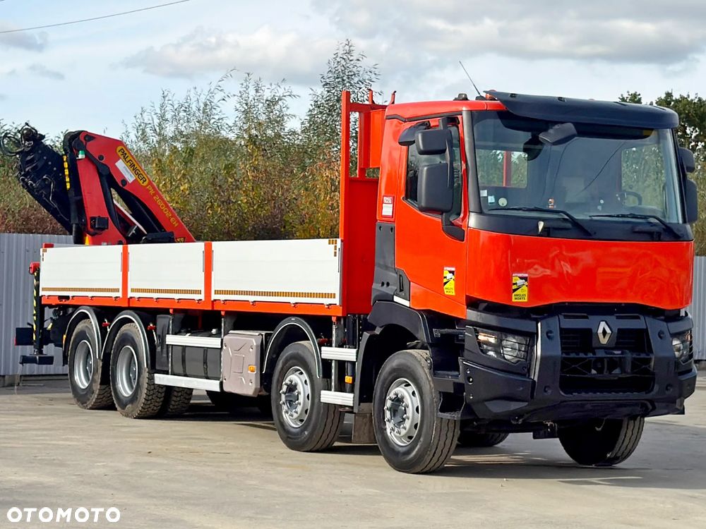 Renault C430 * SKRZYNIA 7,80 m * PALFINGER PK 26002 - EH F + PILOT / 8x4 - 4