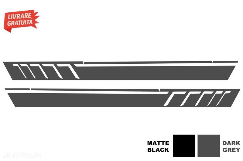 Bandouri Laterale Mercedes G-Class W463 (1989-2017) cu Stickere Laterale si Lampi - livrare gratuita - 6