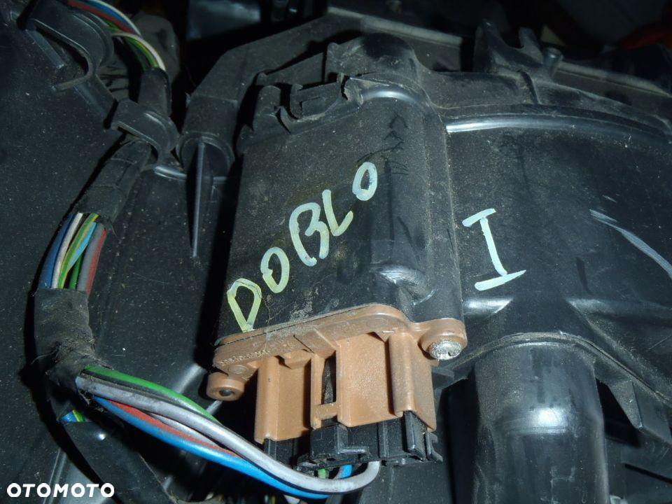 panel nawiewu pokrętło włacznik klimatyzacji linka cięgno wentylator rezystor fiat doblo - 5