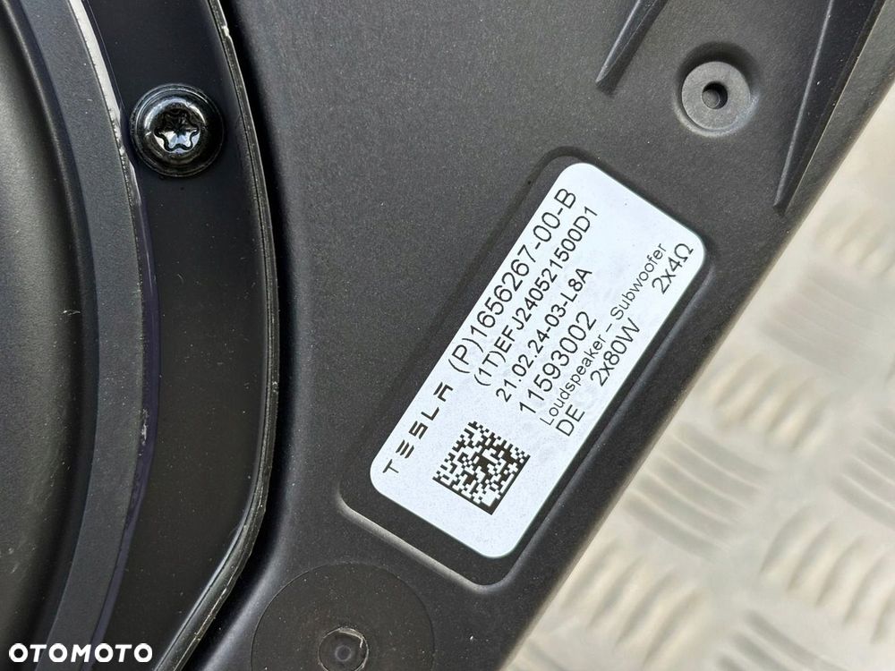 TESLA MODEL Y GŁOŚNIK SUBWOOFER 1656267-00-B - 2