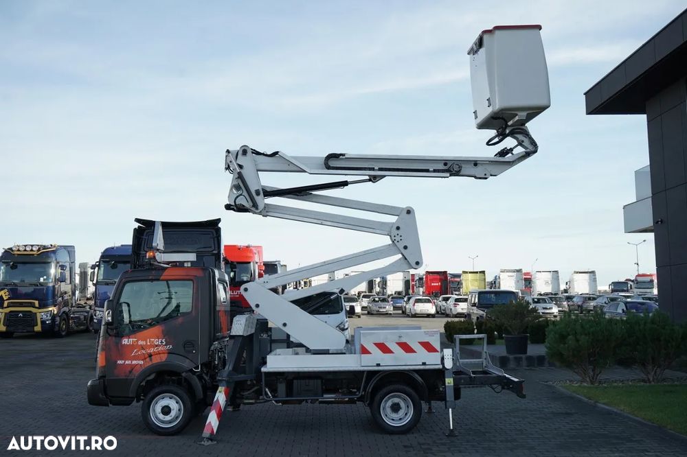 Nissan CABSTAR / ZWYŻKA 16,3 METRÓW / FRANCE ELEVATEUR /  BLIŹNIAK / UDŹWIG - 200 kg / 4 PODPORY / - 4