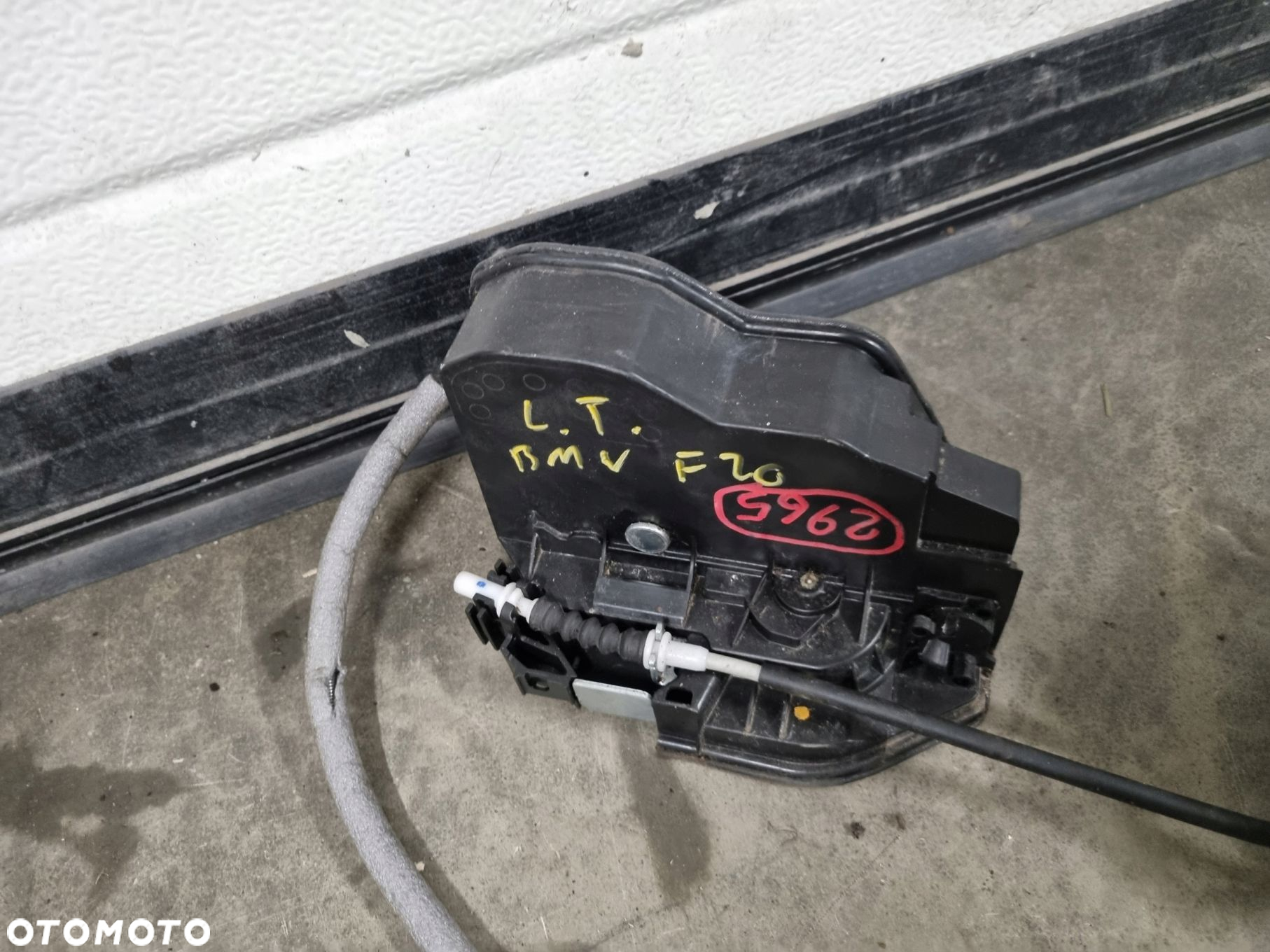 BMW 1 F20 ZAMEK DRZWI TYLNY LEWY TYŁ 7229459 - 5