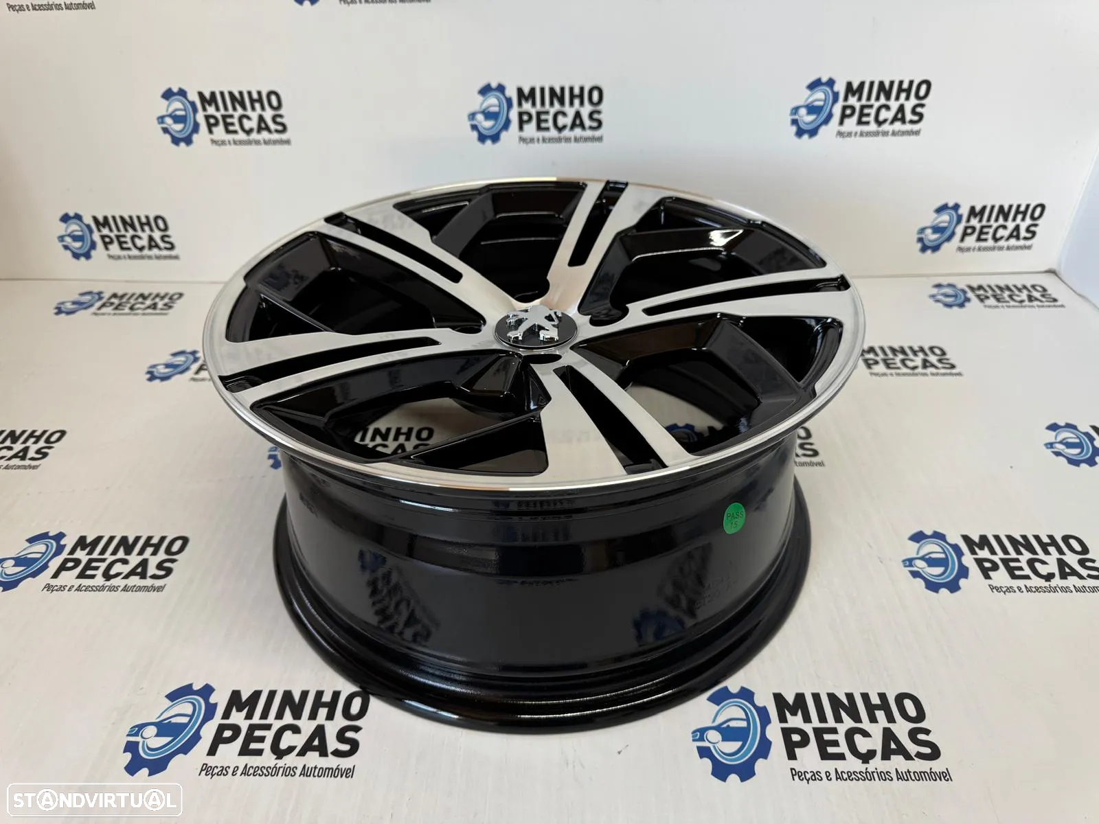 Jantes Look Peugeot 3008 GT em 16 (4x108) Preto e Polido - 7