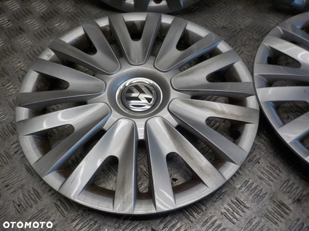 VOLKSWAGEN KOŁPAK KOŁPAKI R15 KOMPLET 5K0601147 - 3