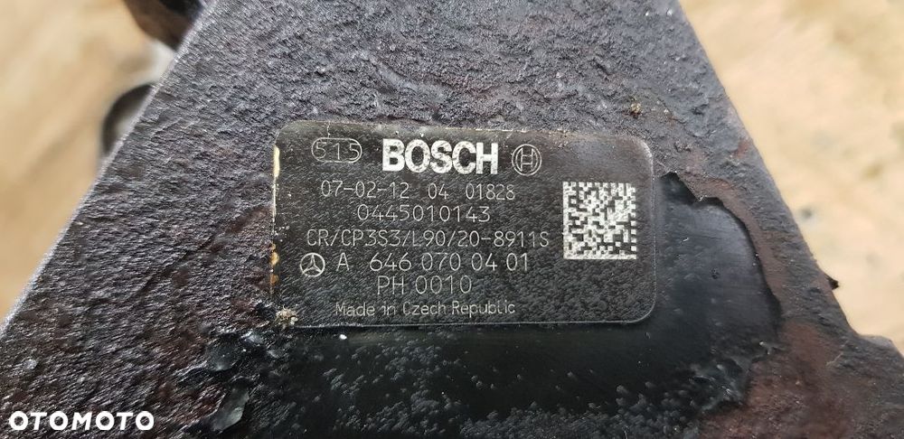 MERCEDES SPRINTER W906 2.2 CDI POMPA WTRYSKOWA 0445010143 - 2