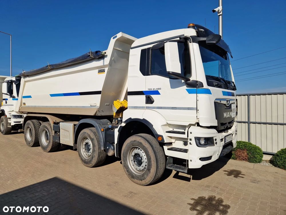 MAN TGS 41.480 8x4 * rej. 02.2024 * wywrotka tylnozsypowa * 4szt. * - 2