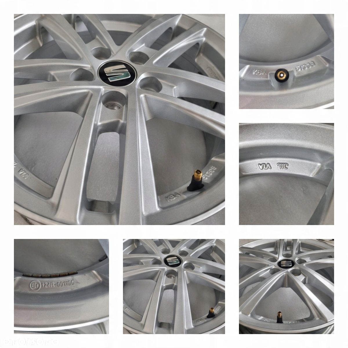 FELGI SEAT IBIZA 5,5x15 15 ET40 5x100 57,1 SE025515 - 10