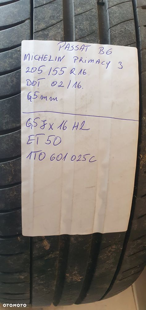 Alufelgi z oponami alusy 5X112 6,5J R16 ET50 VW Passat B6 1T0601025C - 14