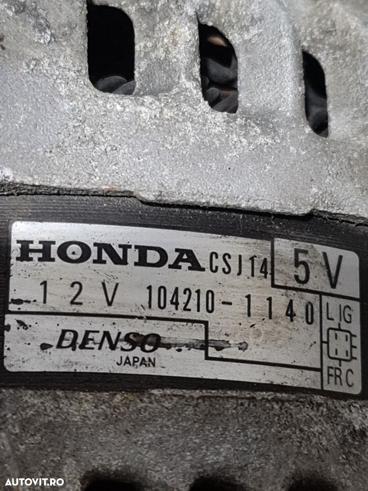 Alternator Honda CR - V 2.2 D 2012 - 2018 140CP 2204CC N22A2 Euro5 (1345) Diesel ... - 5