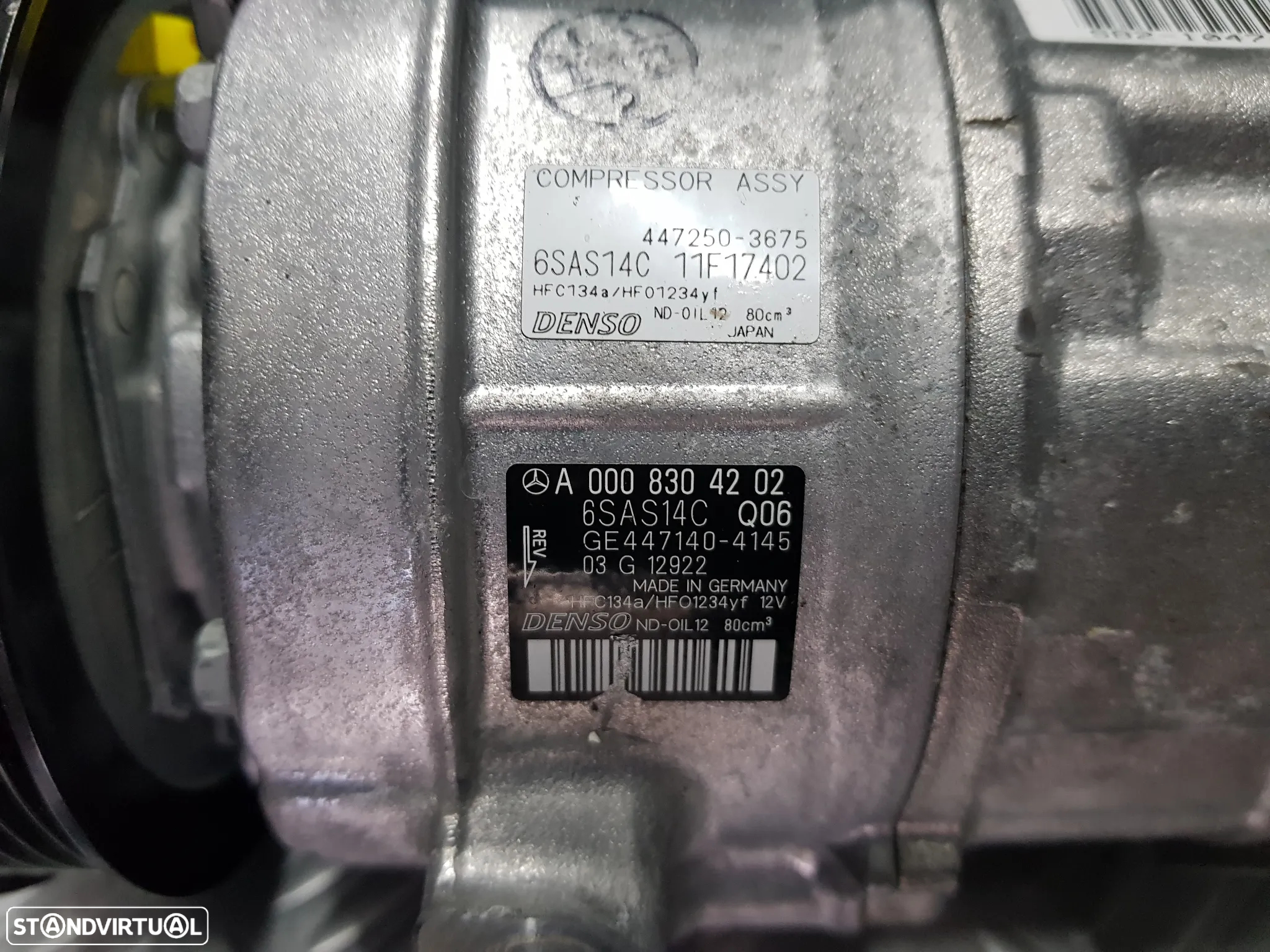 Compressor Ar condicionado Mercedes CLA W118 C118 Classe A B W177 W247 GLE GLC GLB 180 CDI 200 CDI 220 CDI 2019 a 2024 - 4
