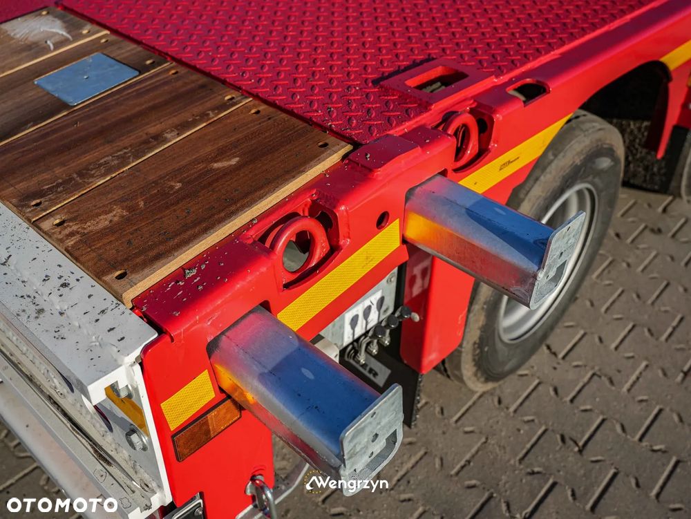 MAX Trailer 6 osiowe semi, rozciągana, najazdy hydrauliczne - 14
