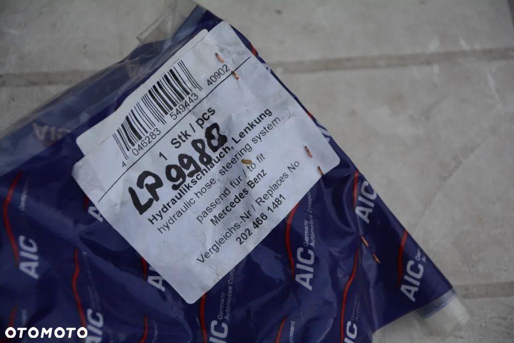 Mercedes C/ CLK   Wąż hydrauliczny, system kierowania AIC od pompy hydraulicznej do przekładni kierowniczej - 3