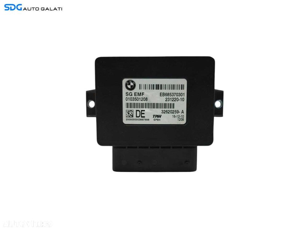 Modul Unitate Calculator Frana de Mana Electrica BMW Seria 5 F10 2009 - 2017 Cod EB685370301 32620259-A [LR1526] - 1