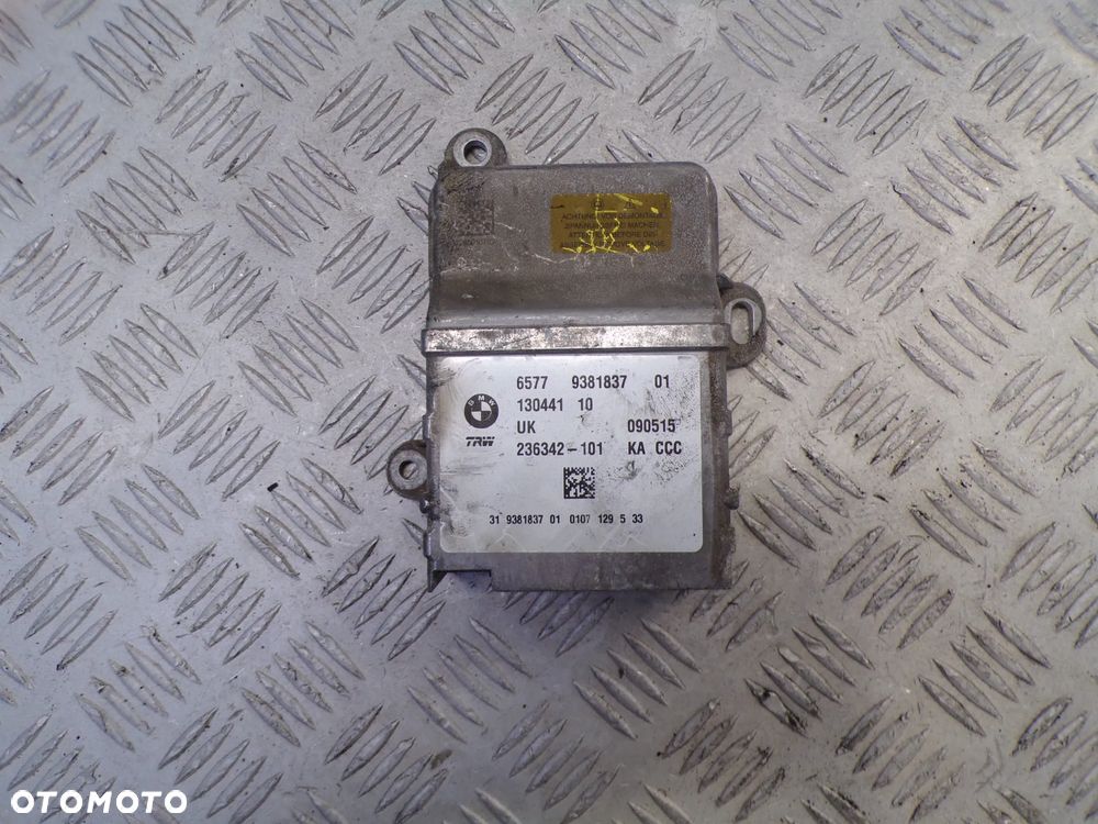 MODUŁ PODUSZEK POWIETRZNYCH SENSOR AIRBAG BMW F45 F46 9381837 - 1