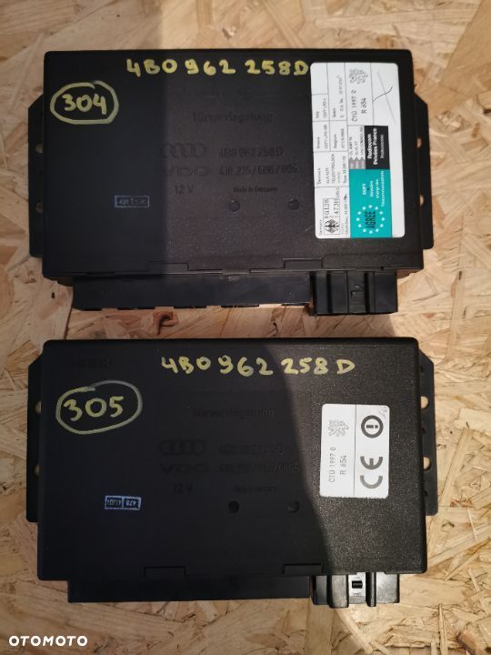 Modul komfortu Audi 4B0962258D - 1
