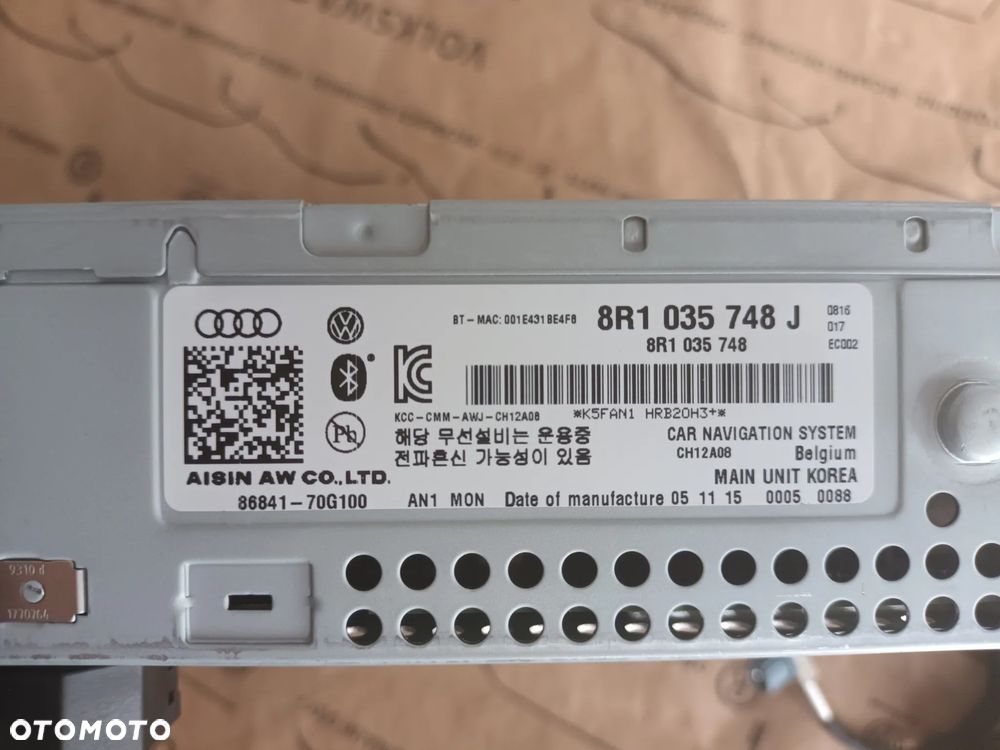 Audi A5 8T Jednostka MMI Nawigacja 3G+ 8R1035748J - 6