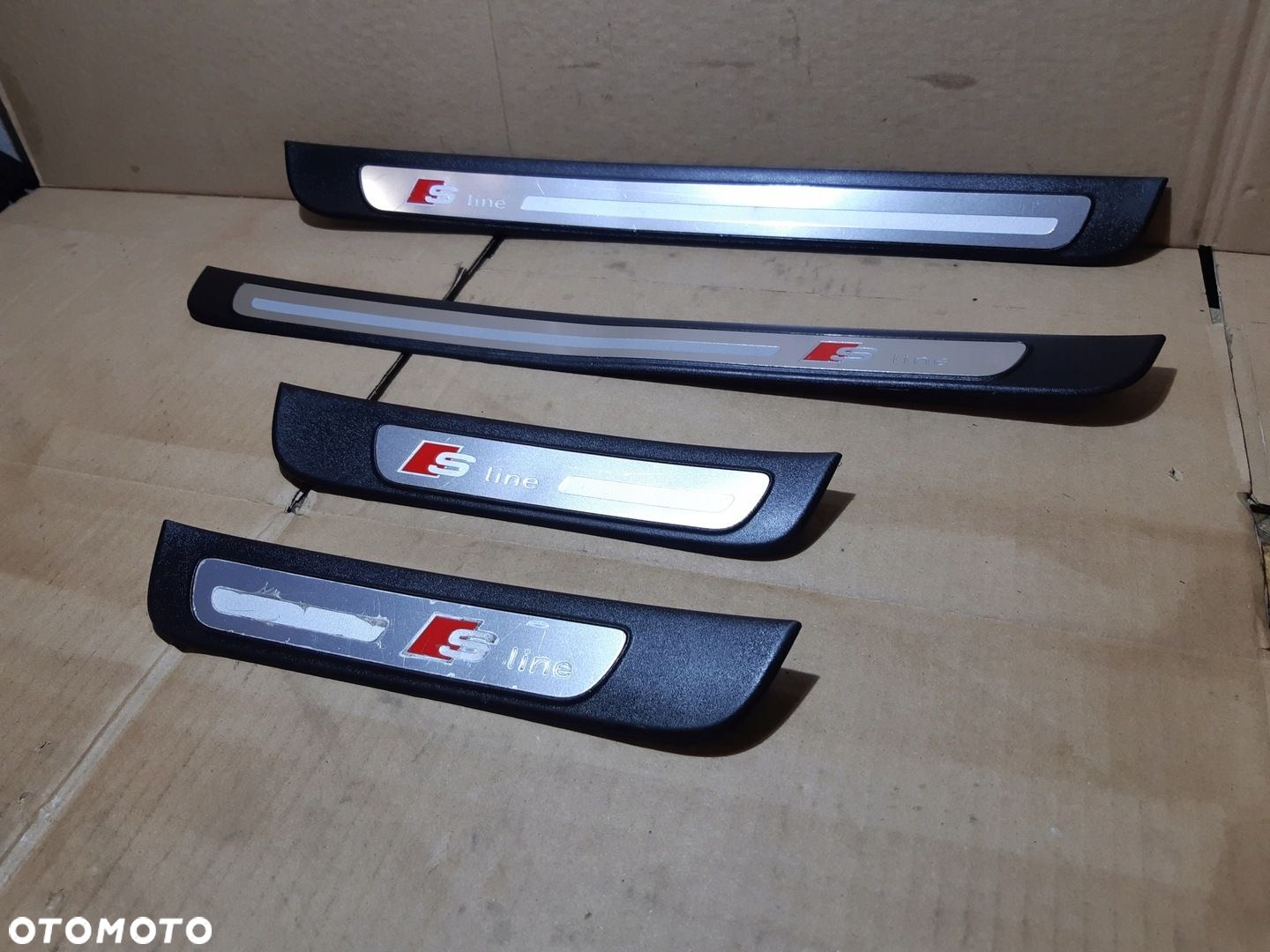 AUDI A4 B8 S-LINE LISTWY PROGOWE KOMPLET 8K0853373B 8K0853374B - 4