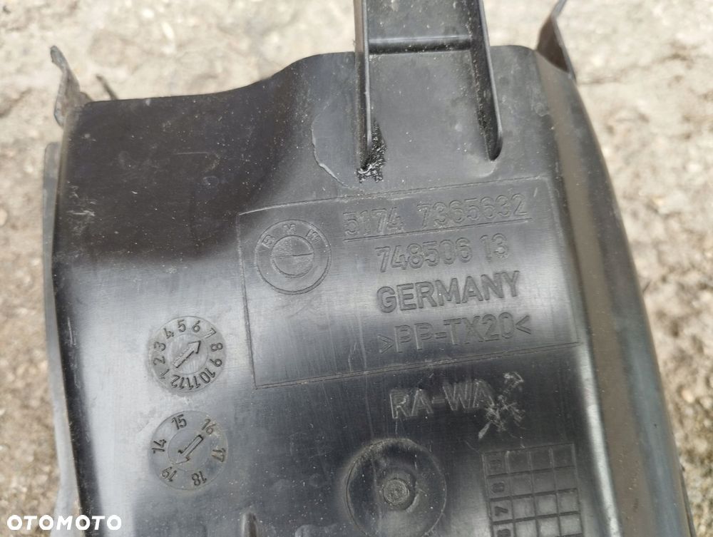 wlot kanał powietrza lewy prawy bmw 7 g11 g12 7365631 7365632 - 4