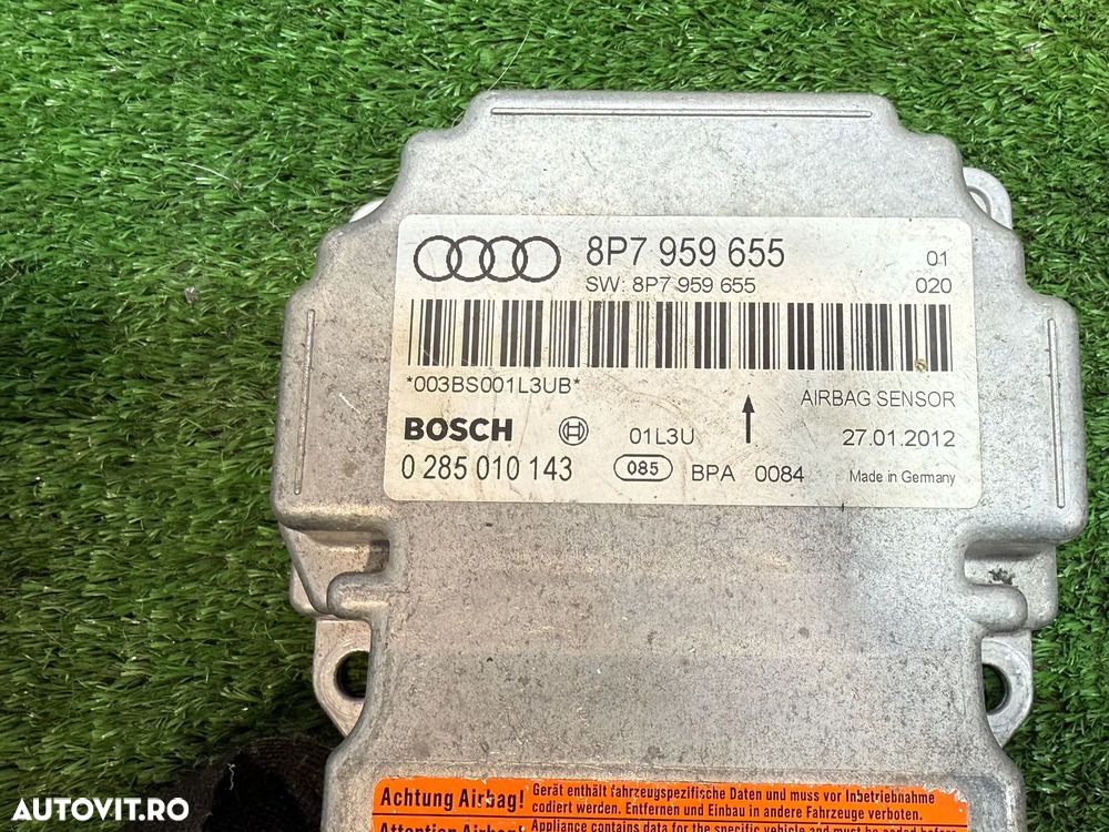 AIRBAG CALCULATOR (3 BUC. ) AUDI A6 C6 AVANT 2.0 DIESEL 2009 2006-2010 / AUDI A3 2.0 DIESEL 2012 2012-2020 / AUDI A3/A3 SPORTBACK 2.0 DIESEL 2011 2007-2012 COD OEM 4F0959655G 8P0959655S 8P7959655 - 7