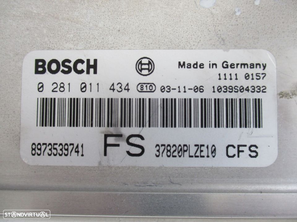 Centralina Motor Honda Civic VII 1,7 CTDI - 3