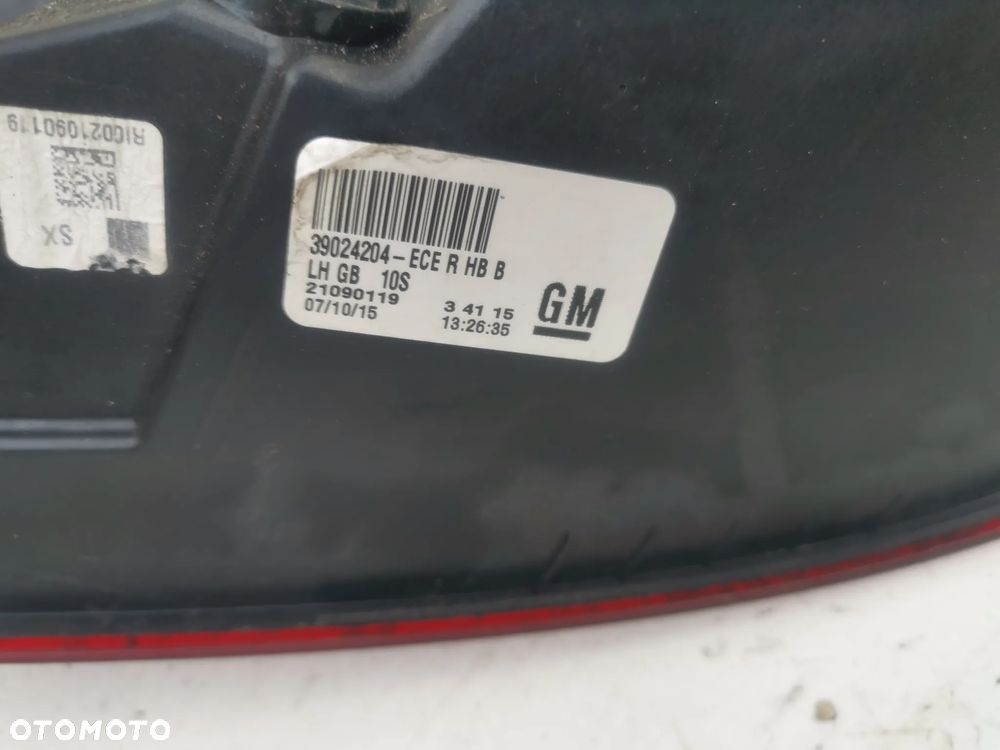 LAMPA TYŁ TYLNA LEWA OPEL INSIGNIA A LIFT HB UK - 5