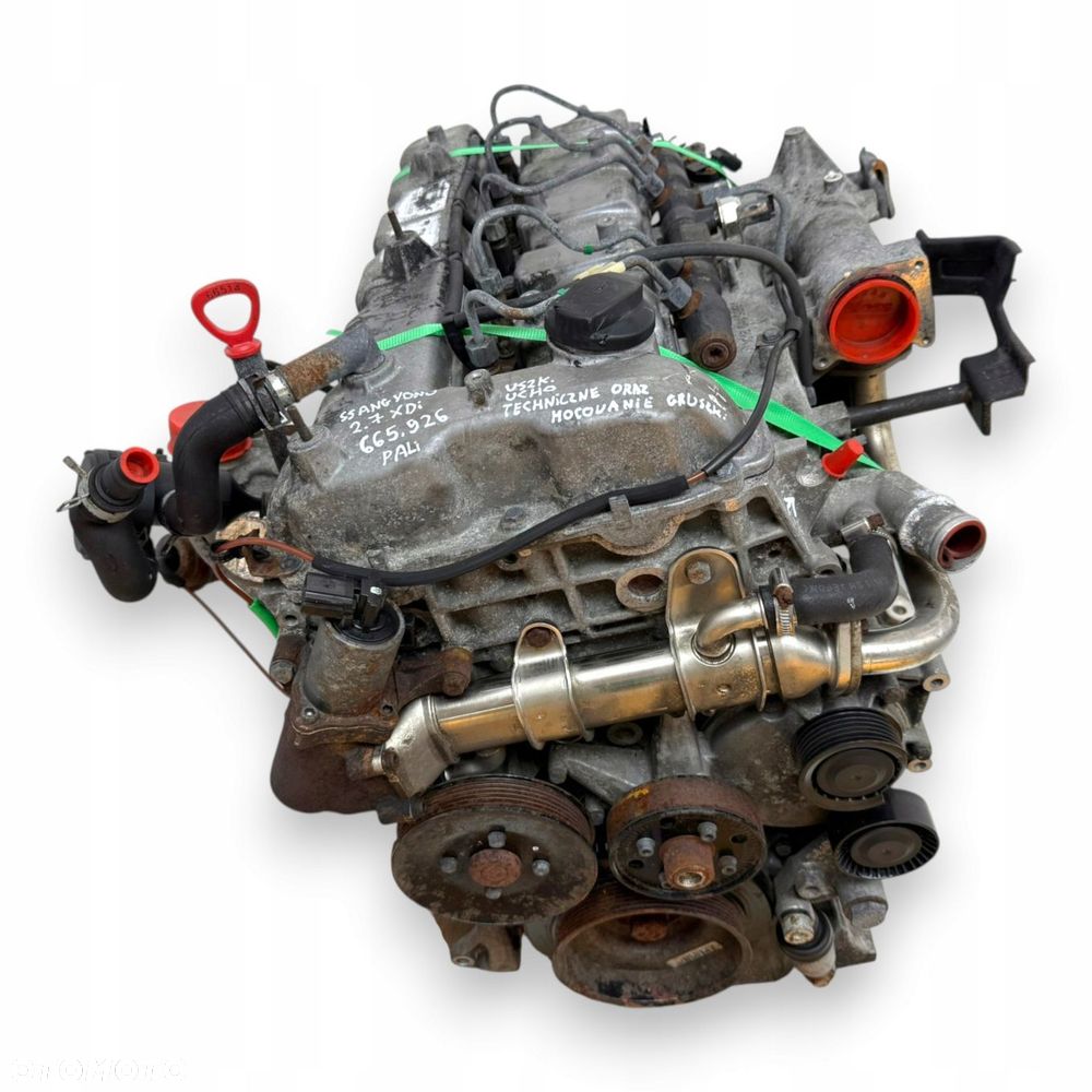 SILNIK 665926 Ssangyong Rexton Kyron Rodius 2.7 XDI diesel D27DT - 1