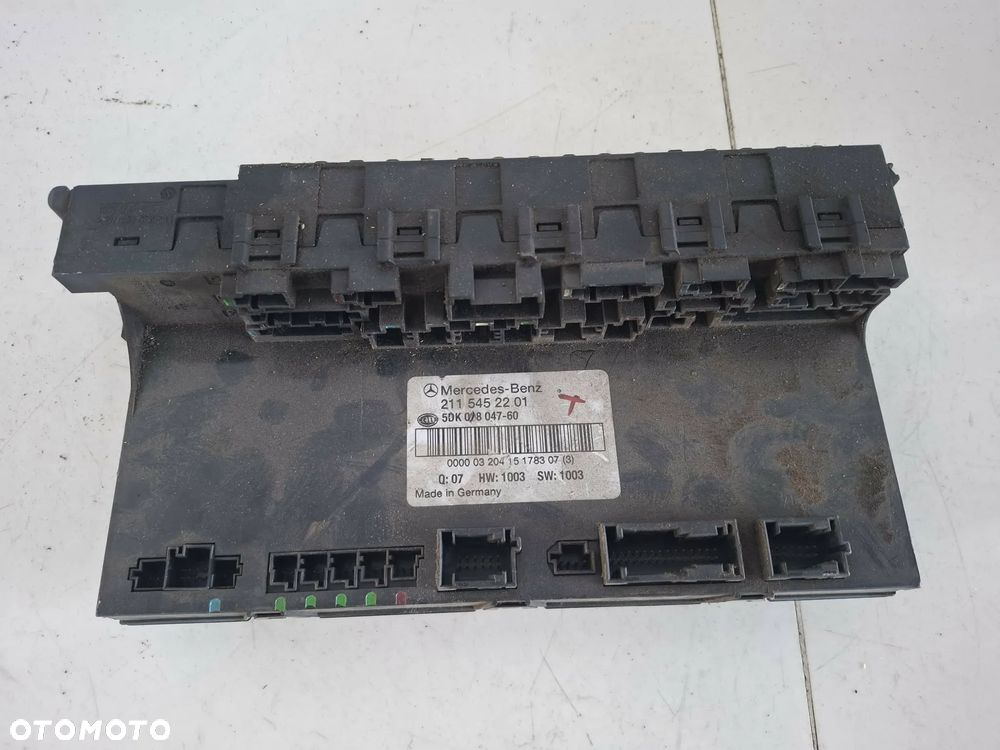 MODUŁ STEROWNIK SAM TYŁ MERCEDES W211 a2115452201 - 1