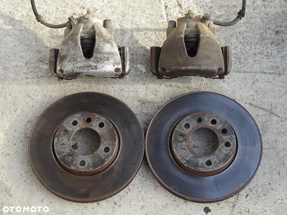 OPEL ZAFIRA B ASTRA H ZACISK PRAWY LEWY PRZÓD JARZMO ZACISKI PRZEDNIE 57/25 280mm - 13