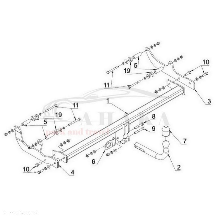 Hak Holowniczy Odkręcany Do Renault Fluence 2010-2016 - 5