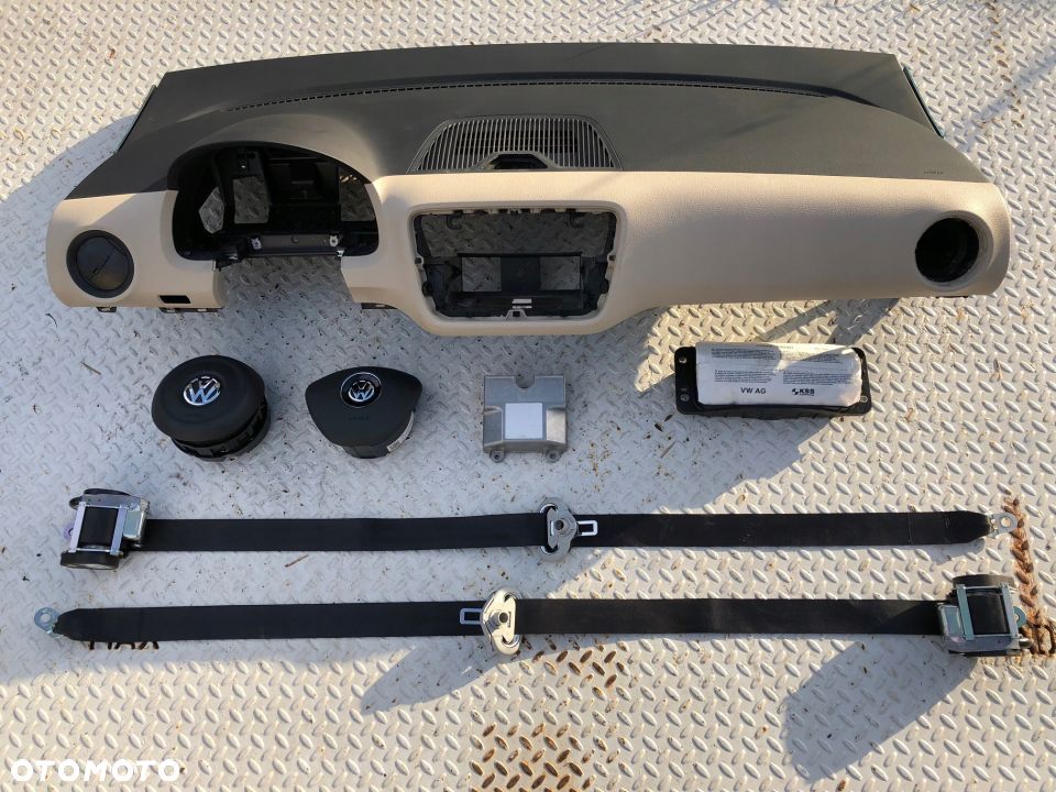 VW UP DESKA KONSOLA PODUSZKI AIRBAG PASY PAS orygi - 1