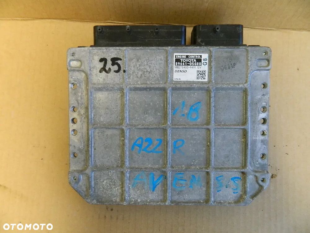 KOMPUTER STEROWNIK SILNIKA 89661-05G80 TOYOTA AVENSIS T27 FL 1.8 - 1