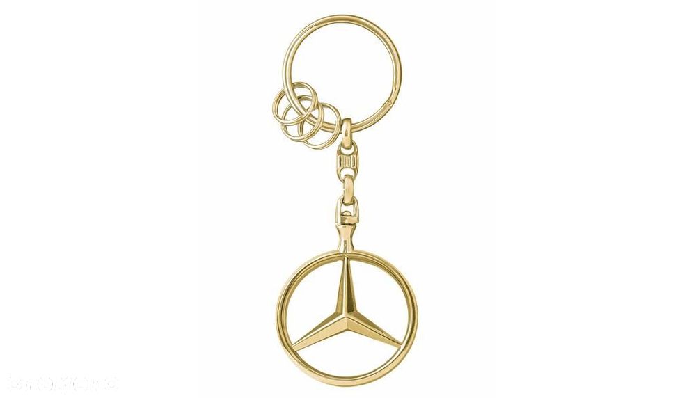 MERCEDES Brussels brelok do kluczy zloty prezent OE - 2