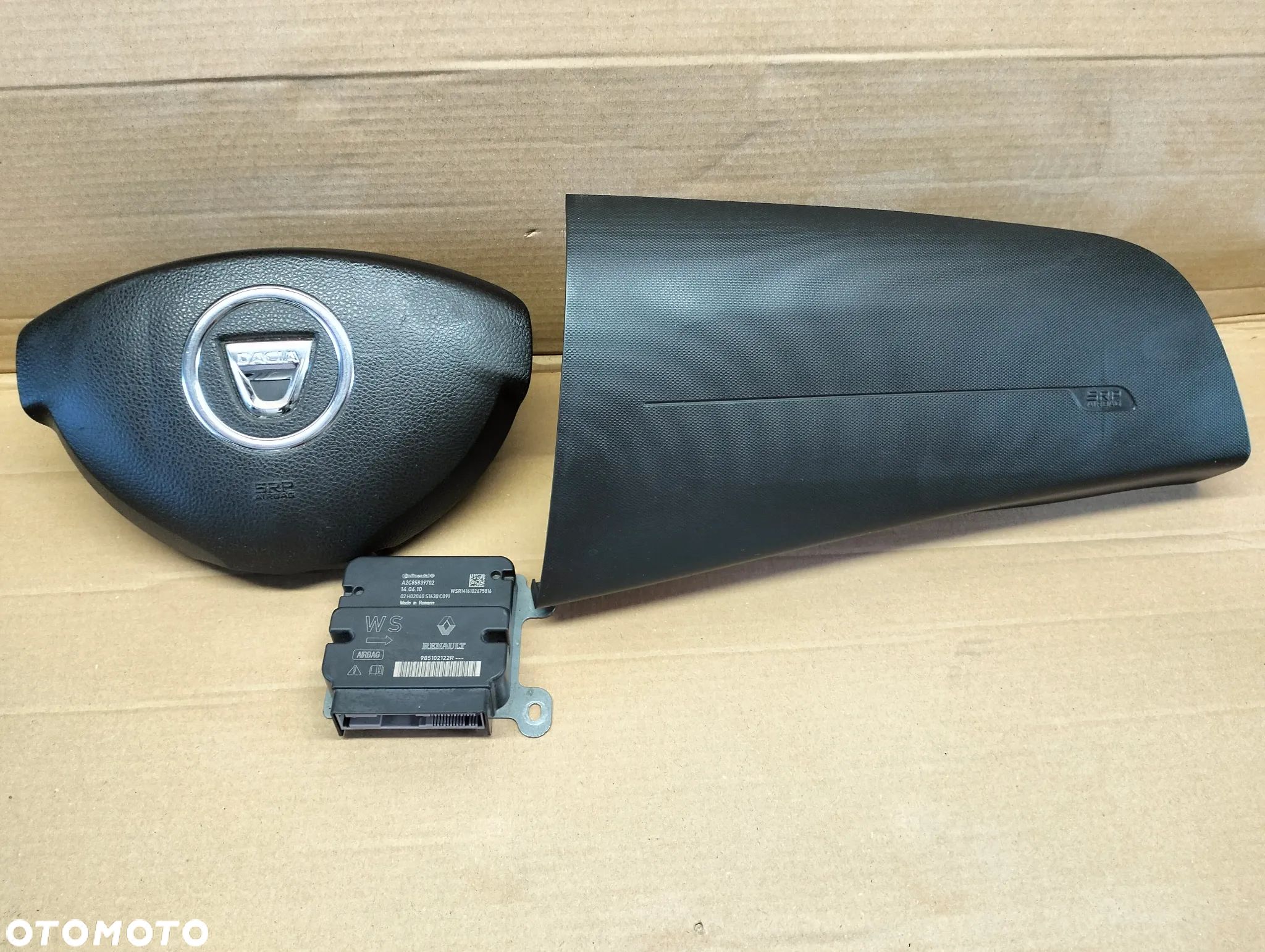 dacia logan 2  mcv poduszki sensor - 1