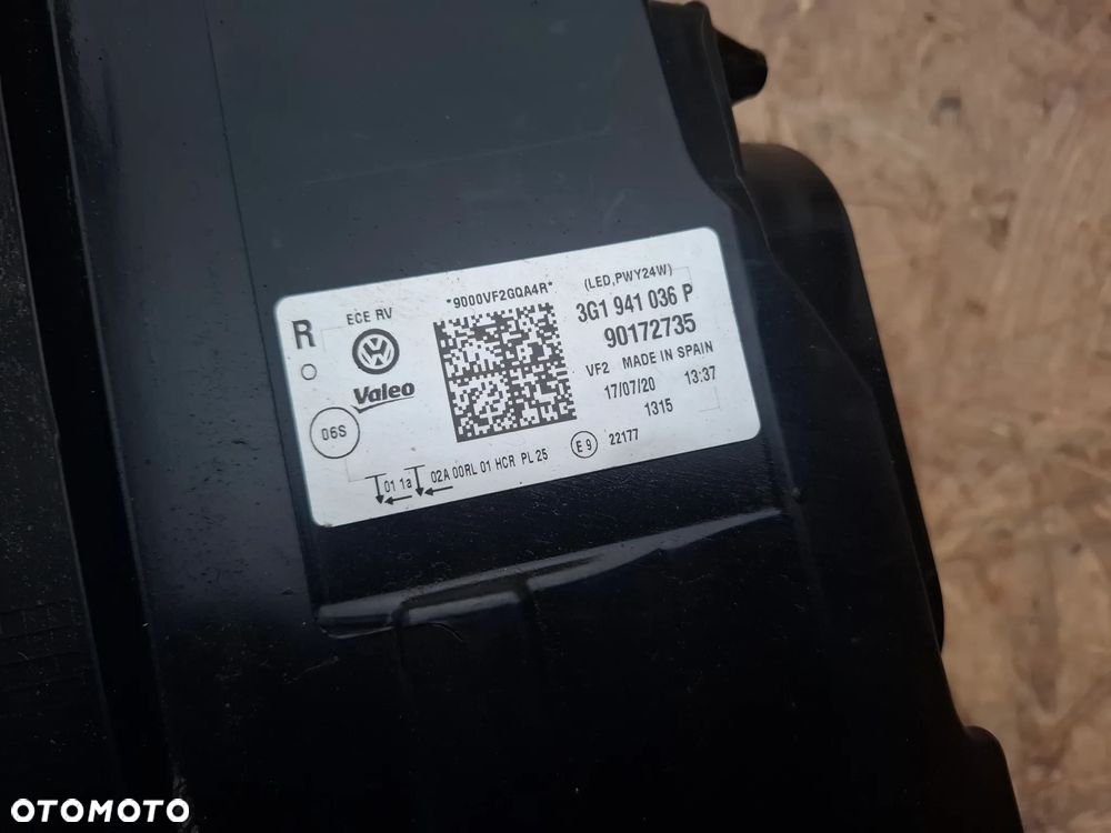 VW PASSAT B8 LIFT LED 3G1 LAMPA PRZEDNIA PRZÓD PRAWA  3G1941036P - 13