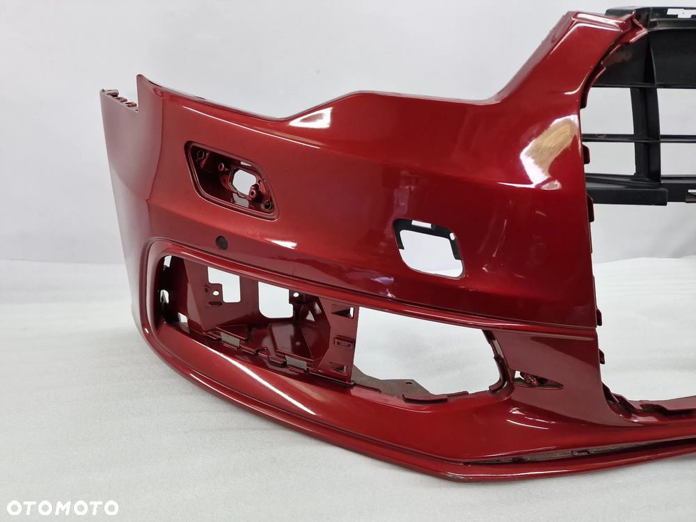 AUDI A6 C7 S-LINE 11- PRZED LIFT  ZDERZAK PRZEDNI PRZÓD NA SPRYSKI + 4X PDC  BORDO METALIK  , NR 4G0807437C , NR AUKCJI NZ664 - 6