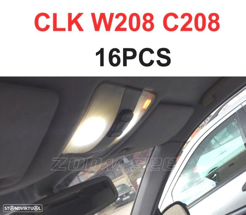KIT COMPLETO DE 26 LÂMPADAS LED INTERIOR PARA MERCEDES CLASE S W221 S250 S280 S300 S320 S350 S400 S - 3