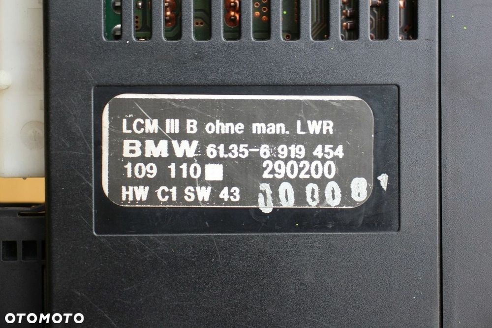 Moduł sterownik świateł BMW 5 e39 6919454 LCM III B (4507) - 4