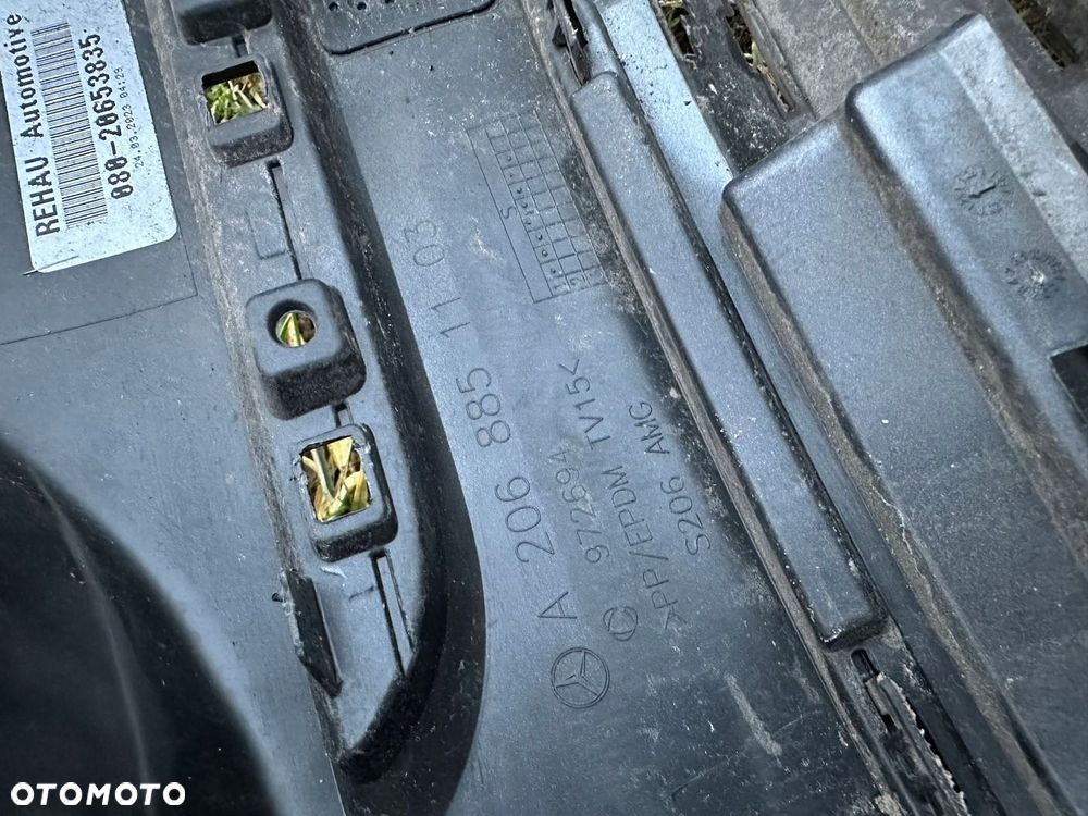 ZDERZAK TYŁ TYLNY MERCEDES C KLASA W206 KOMBI 21- AMG  SPOILER A2068851103 - 8